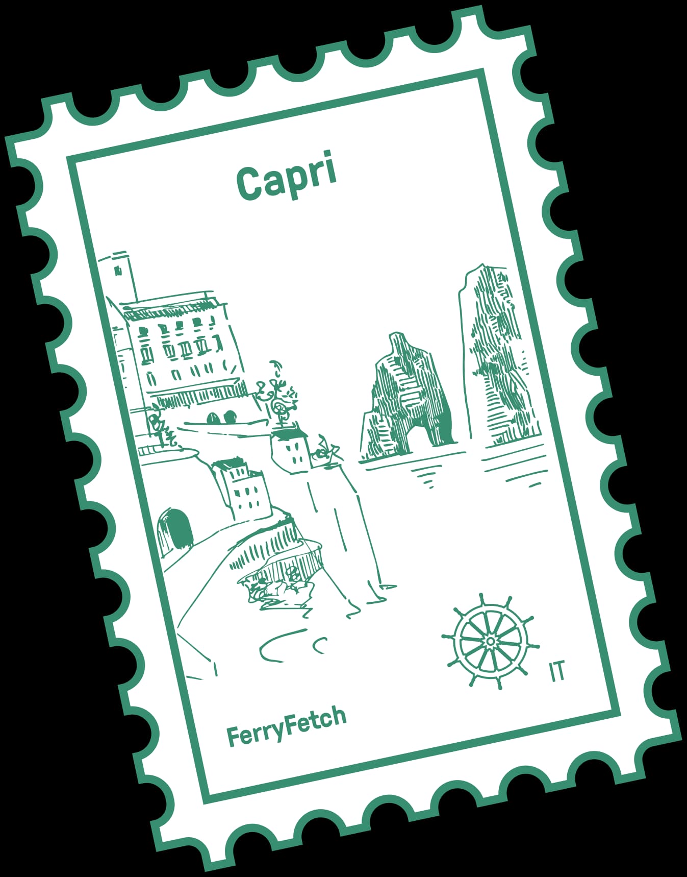Capri stamp